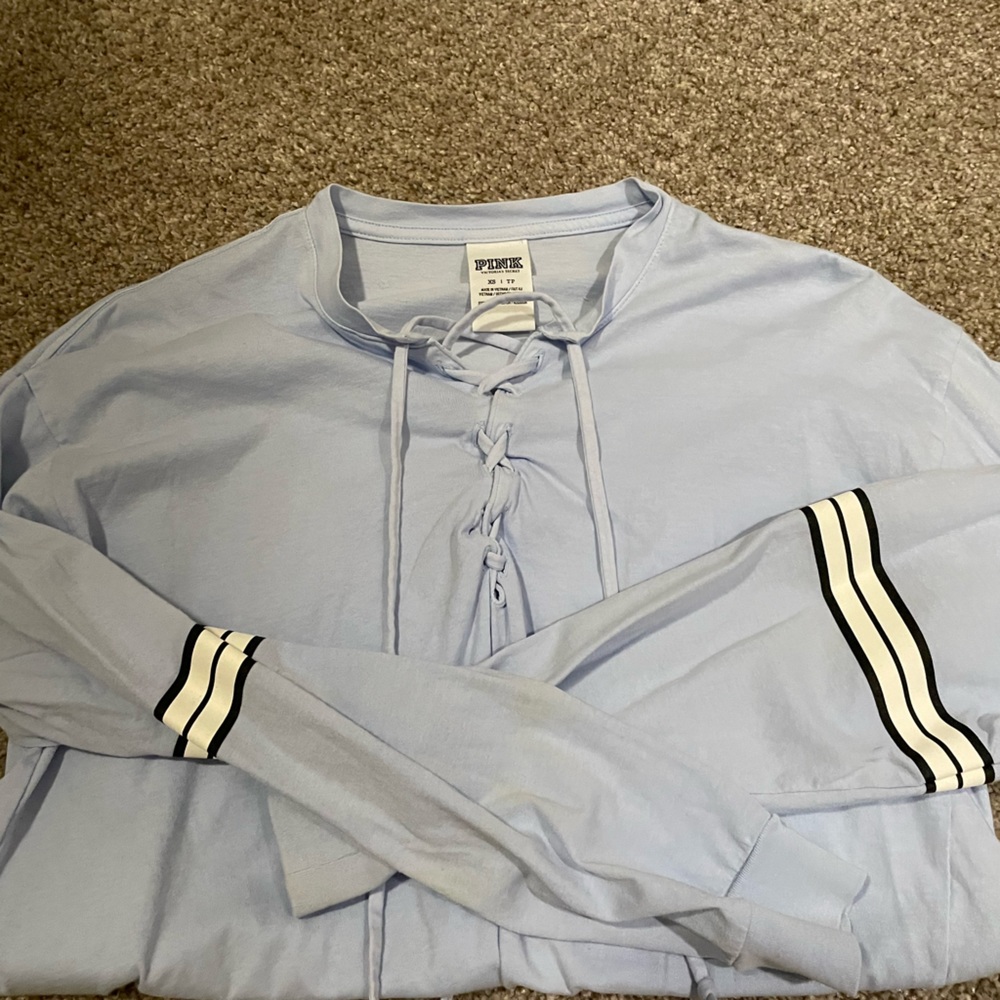 VS PINK Oversized Long-Sleeve T-Shirt